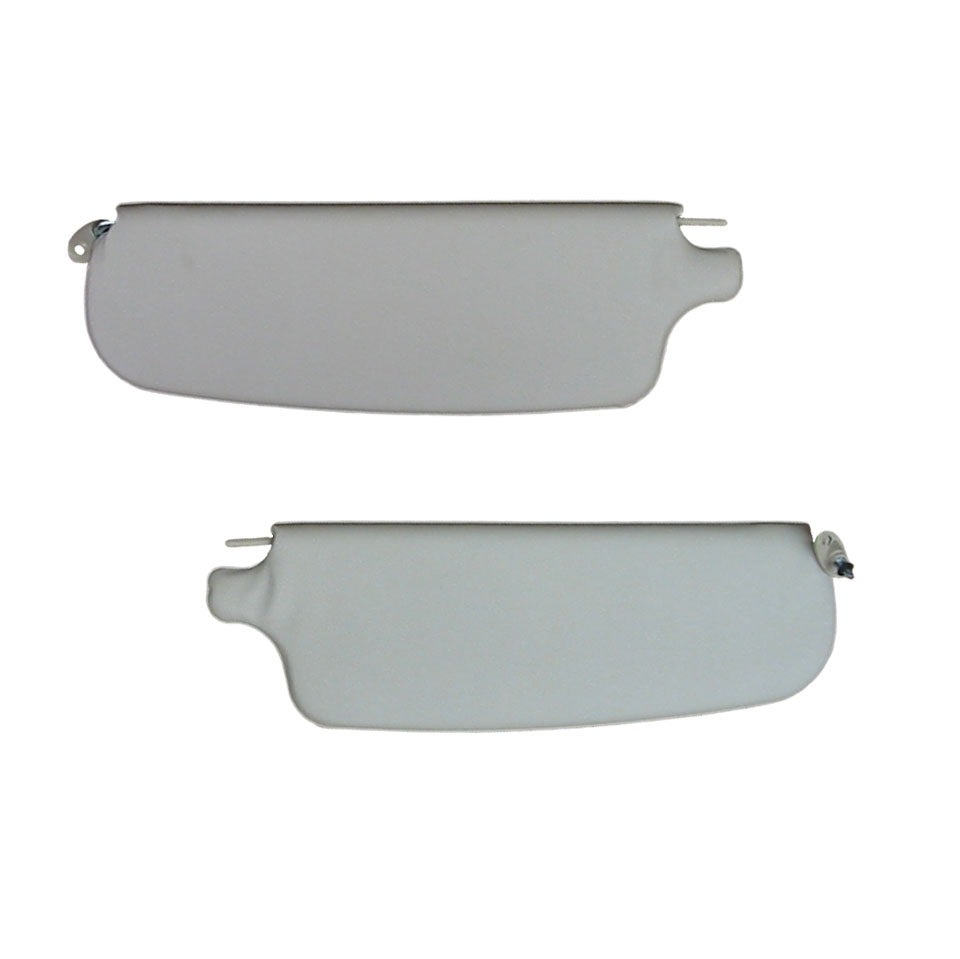 Sun visors, pair, white
