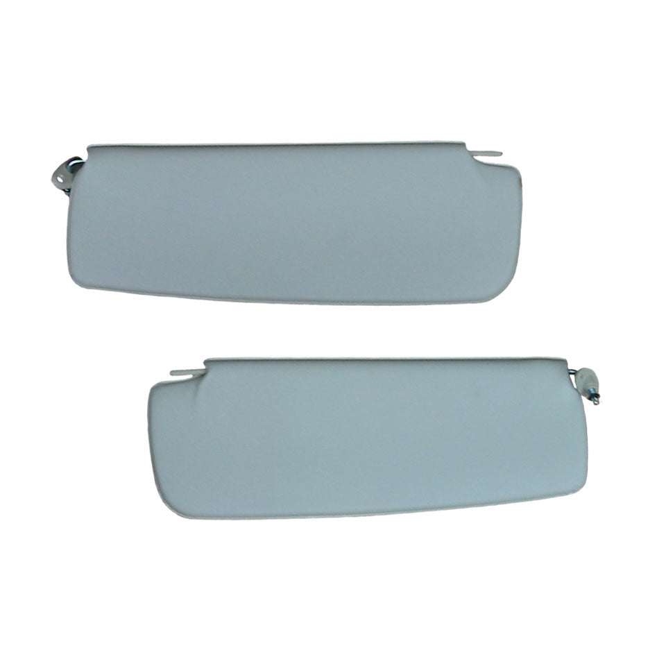 Sun visors, pair, white