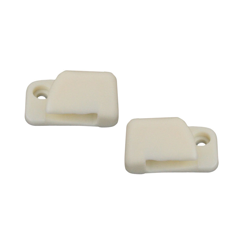 Sunvisorclips white (pair)