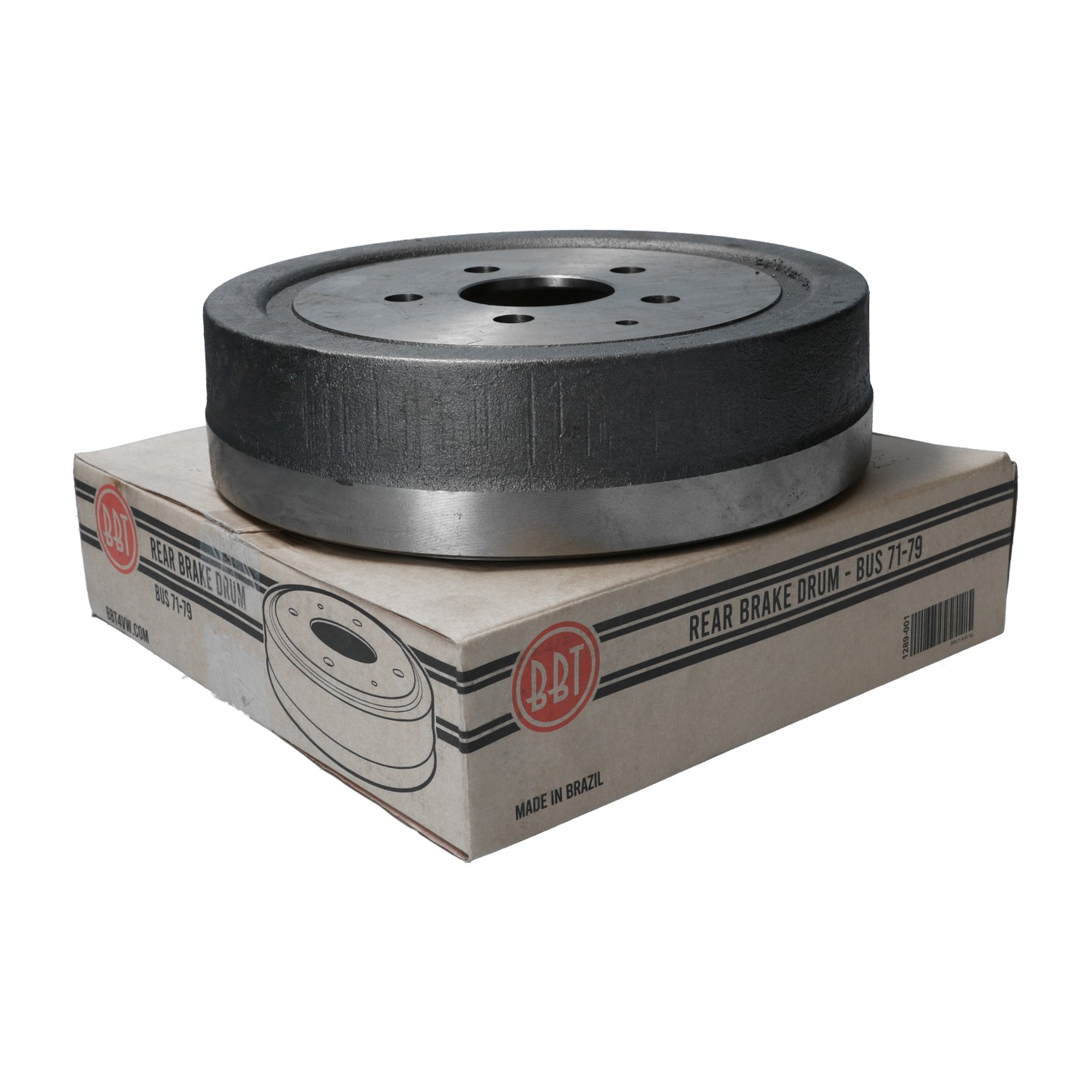 Brake drum, rear, 5-lug (5x112)
