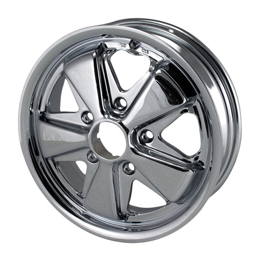 Wheel 911 style, chrome, 5 lug (5x130), 5.5 x 15", ET +45