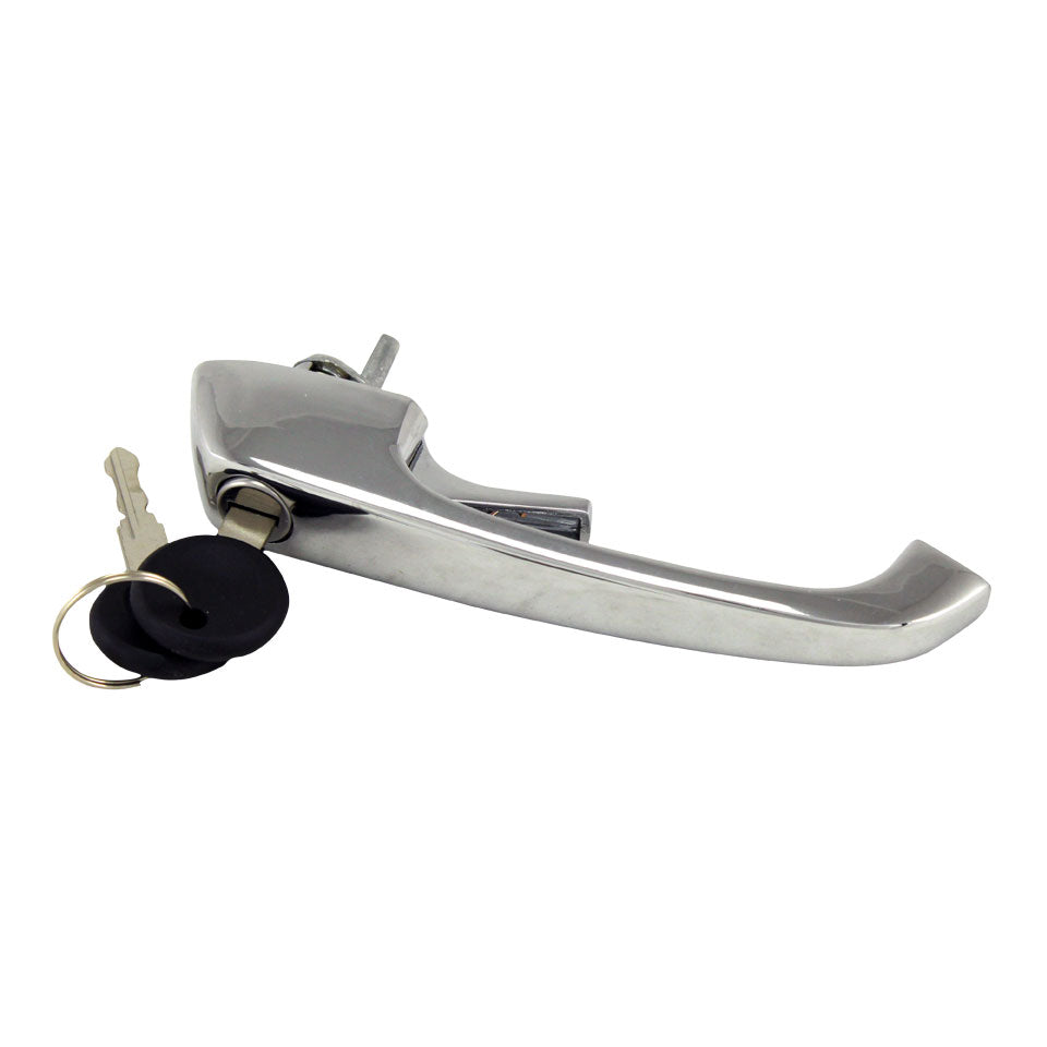 Door Handle with keys, chrome, each