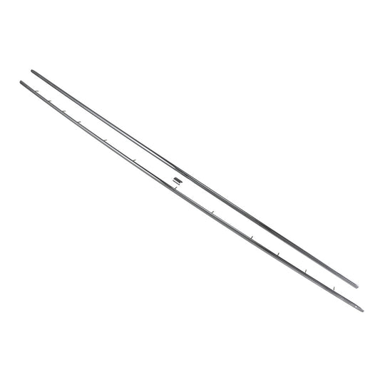 Nail trim convertible (chrome steel) under rear window