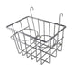 Storage Basket with cupholders, chrome