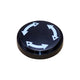Fresh Air Control Knob Cap, White Arrows: Beetle (1968-1979), Karmann Ghia (1968-1974), Beetle Cabrio (1968-1972)