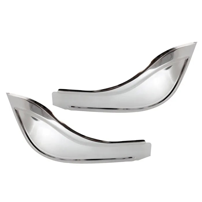 Front Chrome Stone Guards For 1302 and 1303 Pair: Beetle (1970-1979), Beetle Cabrio (1970-1979)