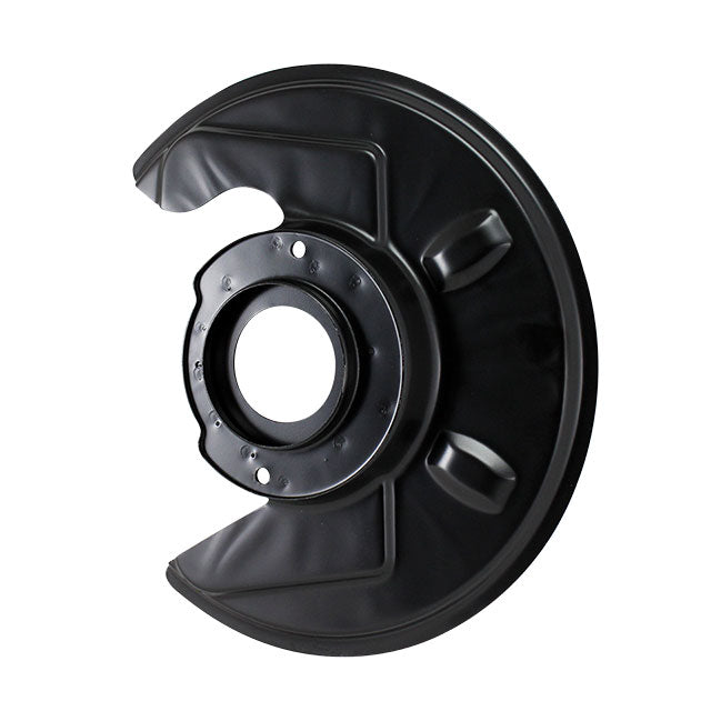 Dust cover behind brake disc, right