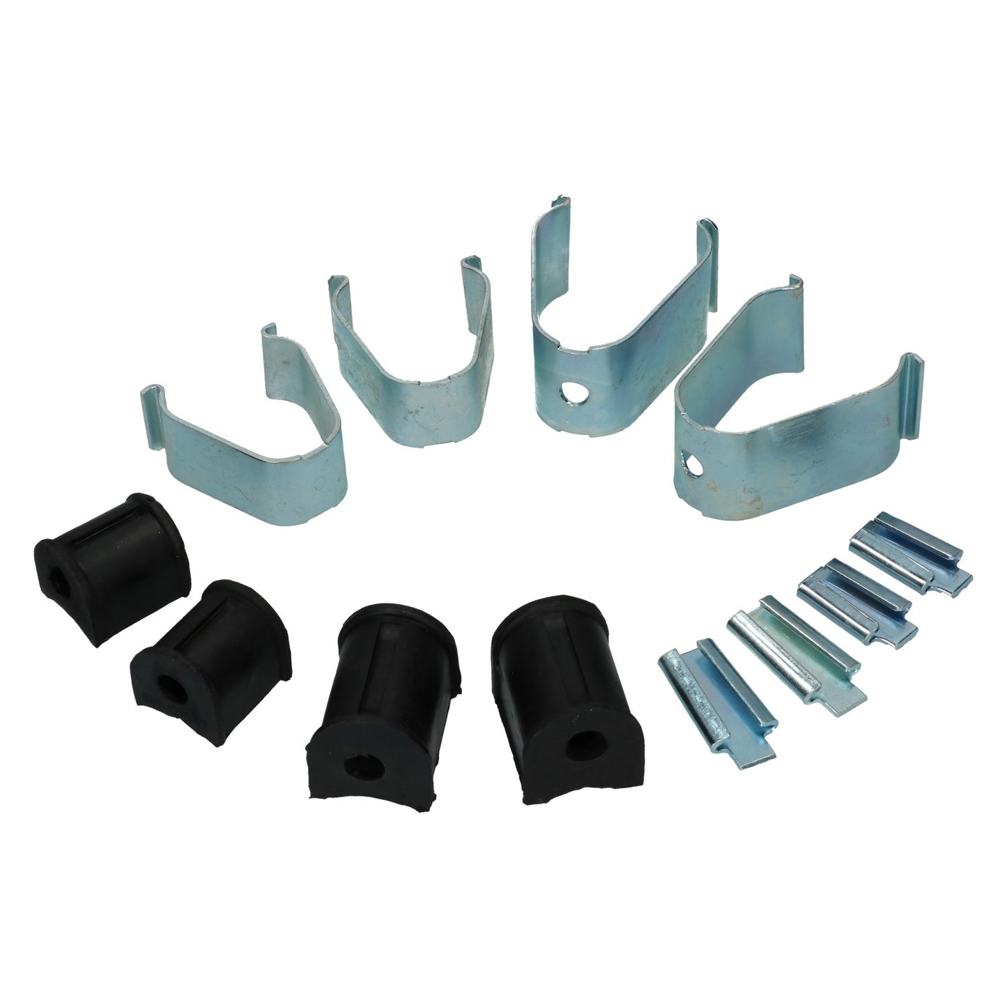 Sway bar mounting kit, front axle, both sides