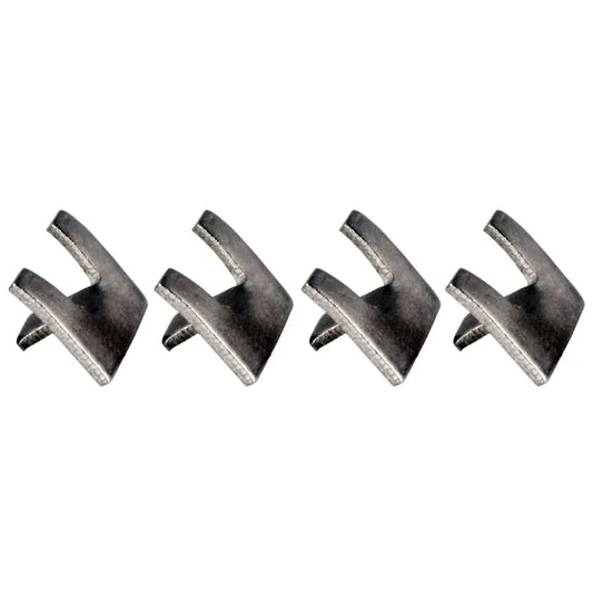Number Plate Light Housing Chrome Trim Clips 4 Piece Set: Karmann Ghia (1960-1974)