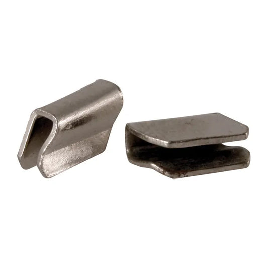 Number Plate Light Housing Chrome End Trim Pair: Karmann Ghia (1960-1974)