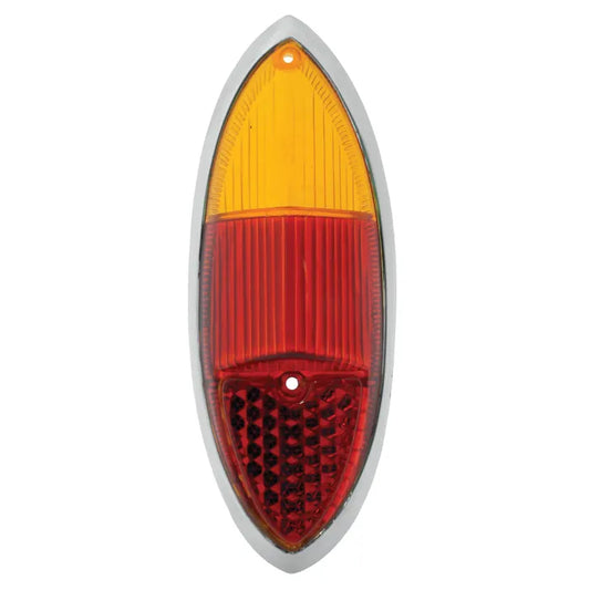 Rear Light Lens Amber & Red: Karmann Ghia (1960-1969)