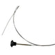 Bonnet Release Cable with a Black Handle: Beetle (1950-1967), Karmann Ghia (1960-1967), Beetle Cabrio (1950-1967)