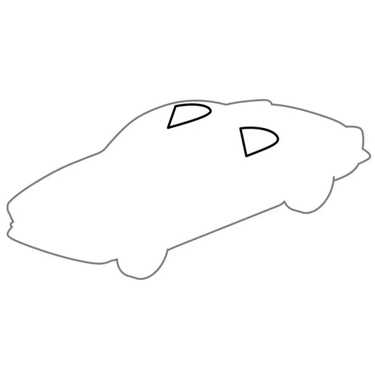 Pop-Out Windows Rear Quarter Window Seals: Karmann Ghia (1960-1971)