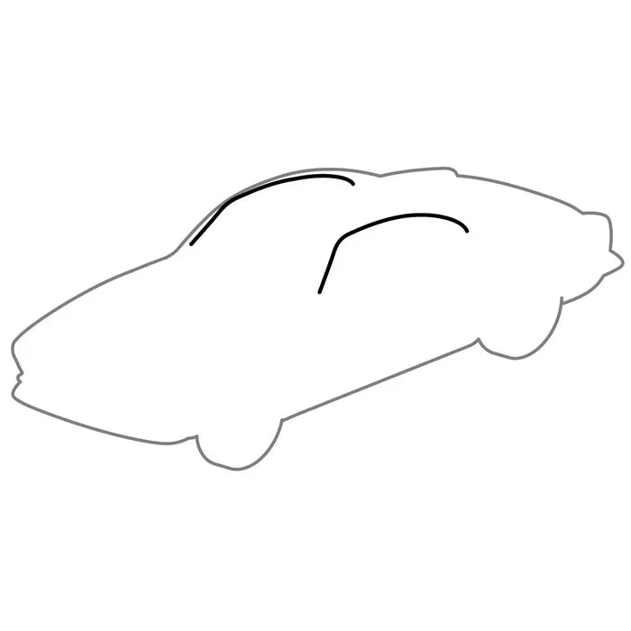 Roof to Trim Seals Pair: Karmann Ghia (1960-1971)