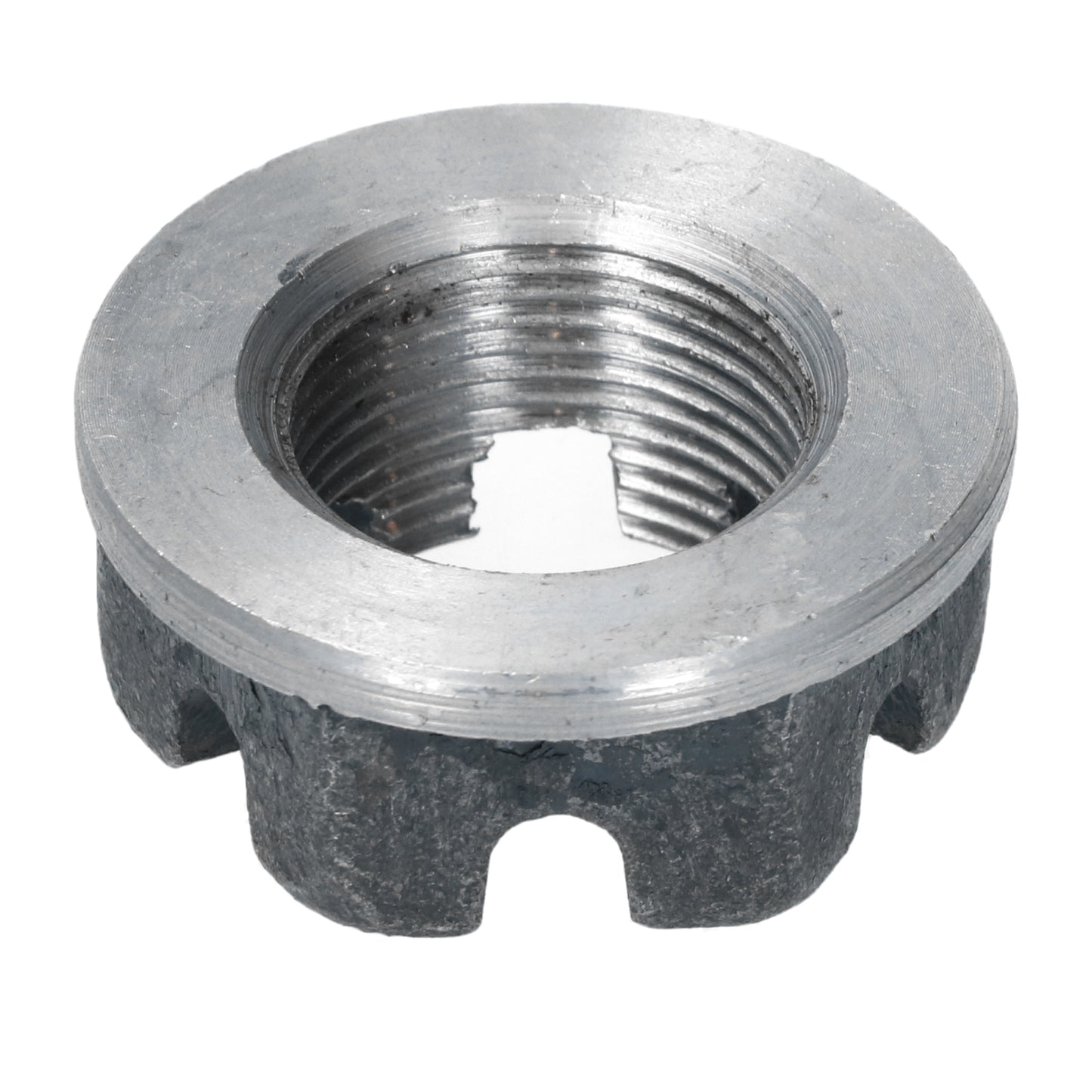 Castle nut rear axle