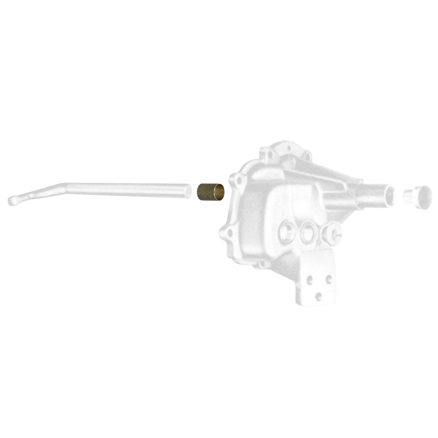 Bushing shift rod in gearbox nose