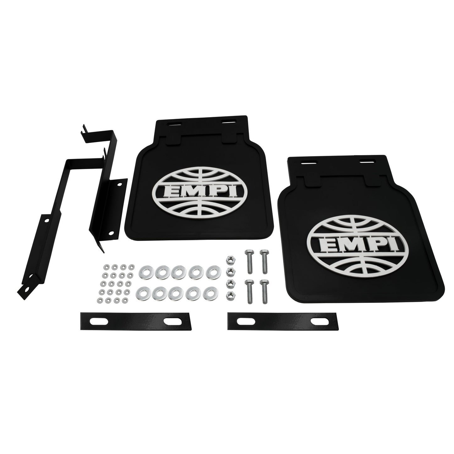 Empi Logo Mud Flaps (Pair) VW Beetle 1946–2003 VW T2 Split 1950–1967 VW T2 Bay 1967–1979
