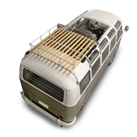 Westfalia 3 Bow Roof Rack VW T2 Split 1950-1967 VW T2 Bay 1967-1979 Grey Powder Coat