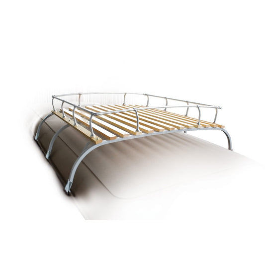 Westfalia 3 Bow Roof Rack VW T2 Split 1950-1967 VW T2 Bay 1967-1979 Grey Powder Coat