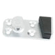 Left Door Striker Plate: Beetle (1966-1979), Karmann Ghia (1955), Type 3 (1967-1973)