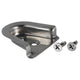 Door Centring Wedge Chrome Housing, Pair: Karmann Ghia (1960-1974), Beetle Cabrio (1960-1979)