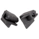 Rubber Wedges Front of the Rear Quarter Windows Pair: Beetle Cabrio (1965-1972)