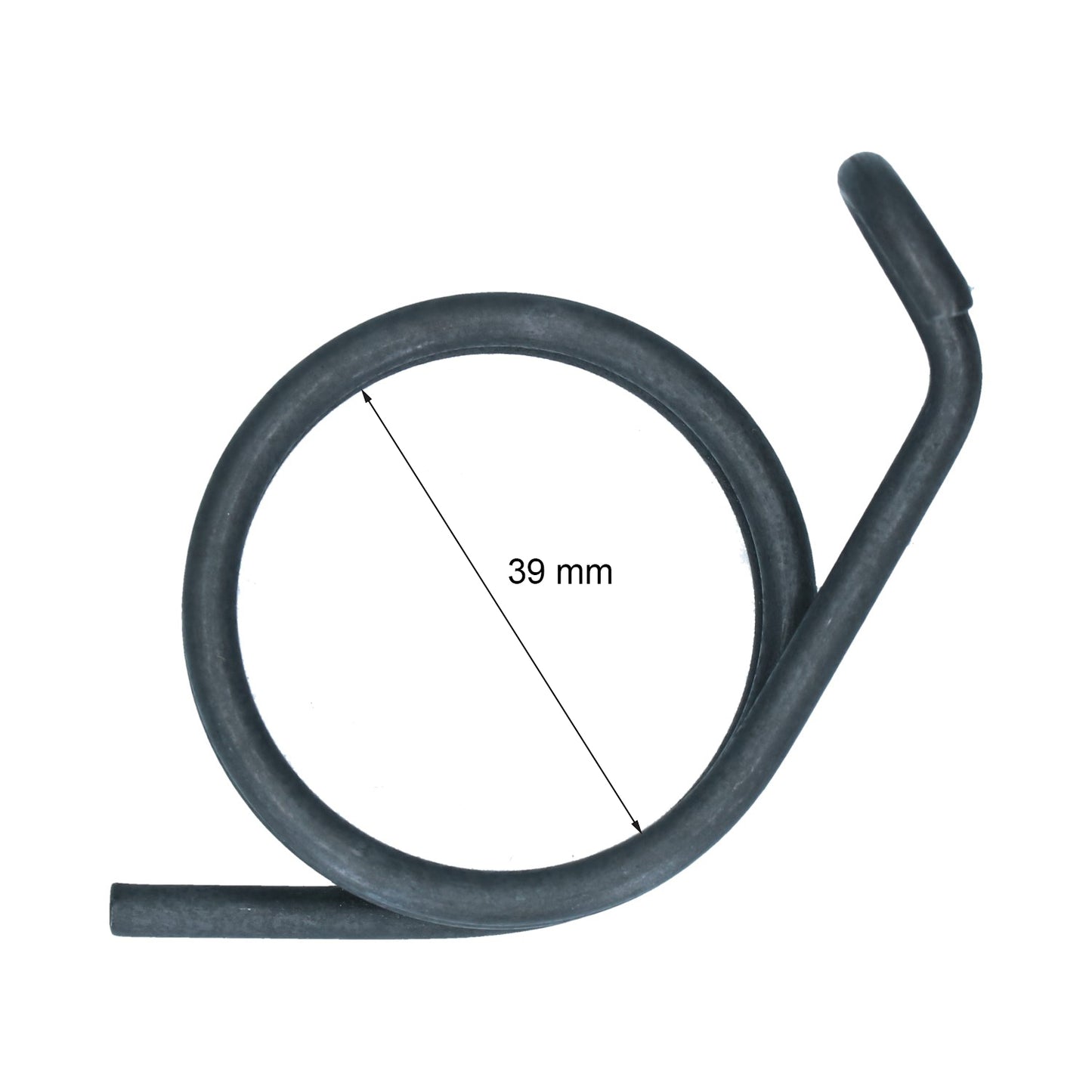 Return spring for clutch shaft, big diameter