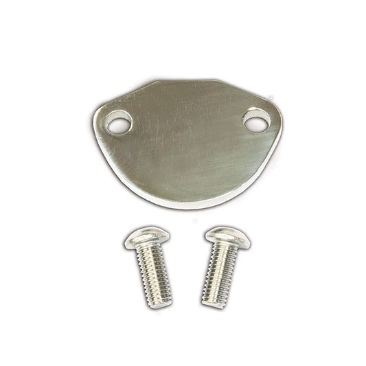 Fuel pump block off 'Vintage Speed' Type1 - stainless steel