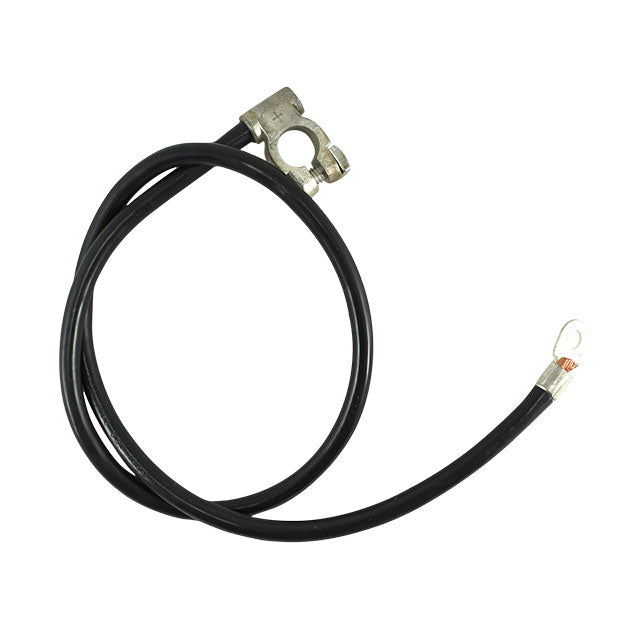 Positive battery cable, black 825 mm