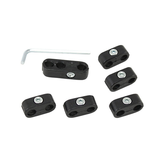 Spark plug wire retainers, black
