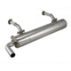 Exhaust, Vintage Speed, without pre-heat risers, Stainless steel