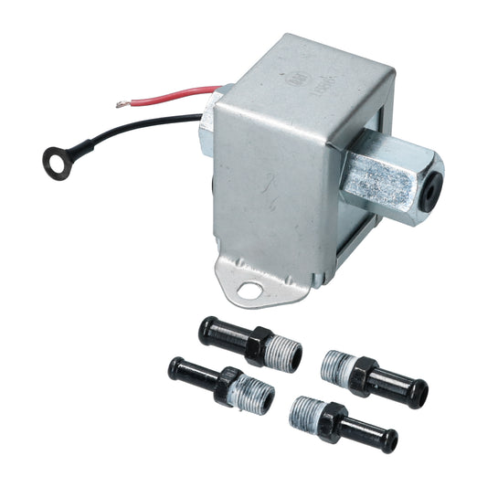Electric fuel pump 0.3 Bar 2x 6mm connection 2x 8mm connection