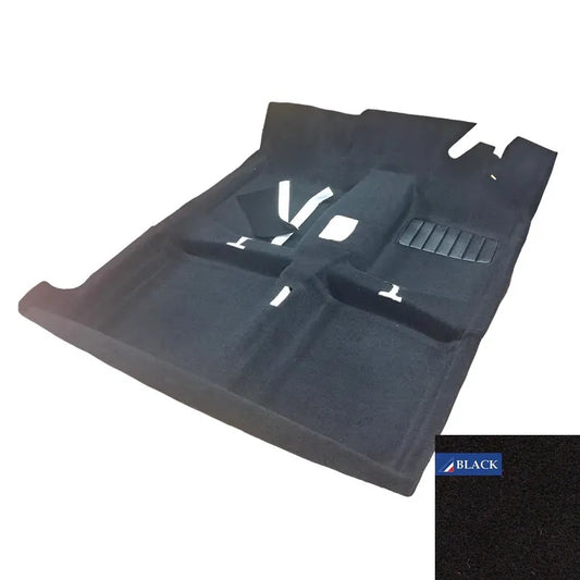 Carpet Set for Right Hand Drive, Black: Golf Mk1 (1975-1983), Caddy Mk1 (1983-1992)