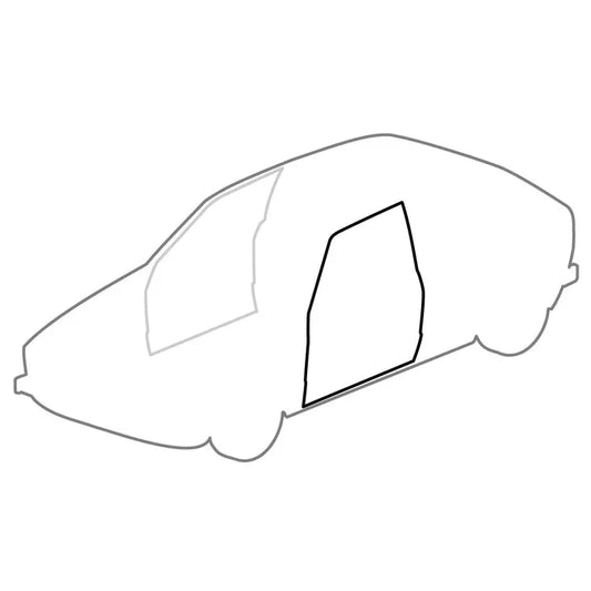 Front Door Surround Seal Left or Right 4 Door: Golf Mk1 (1975-1983), Caddy Mk1 (1983-1992), Jetta (1979-1983)