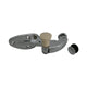 Pop-out window latch, ivory, left
