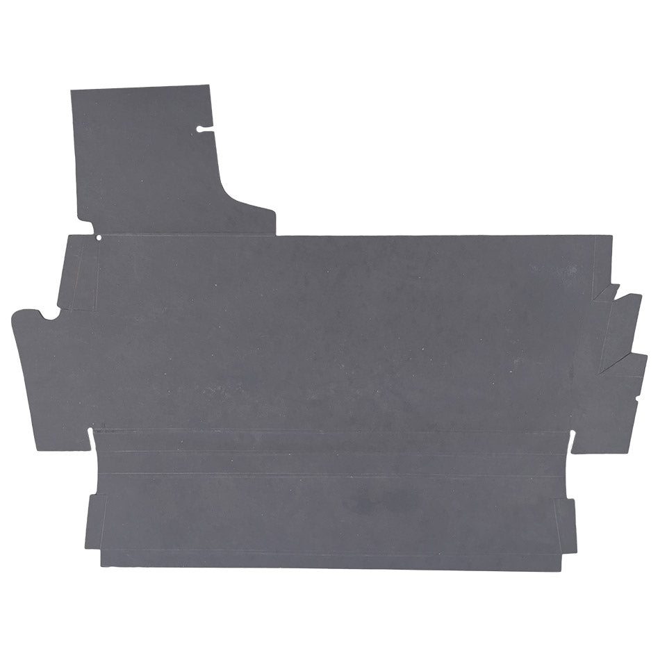 Front trunk cardboard, top side