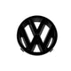 Emblem VW front black - 125mm (Original)
