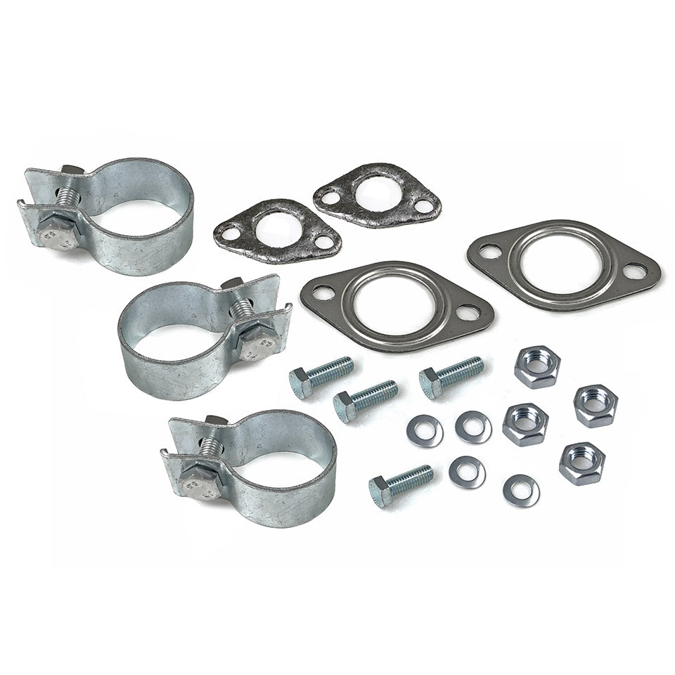 Exhaust assembly kit 25-30HP / Single tip
