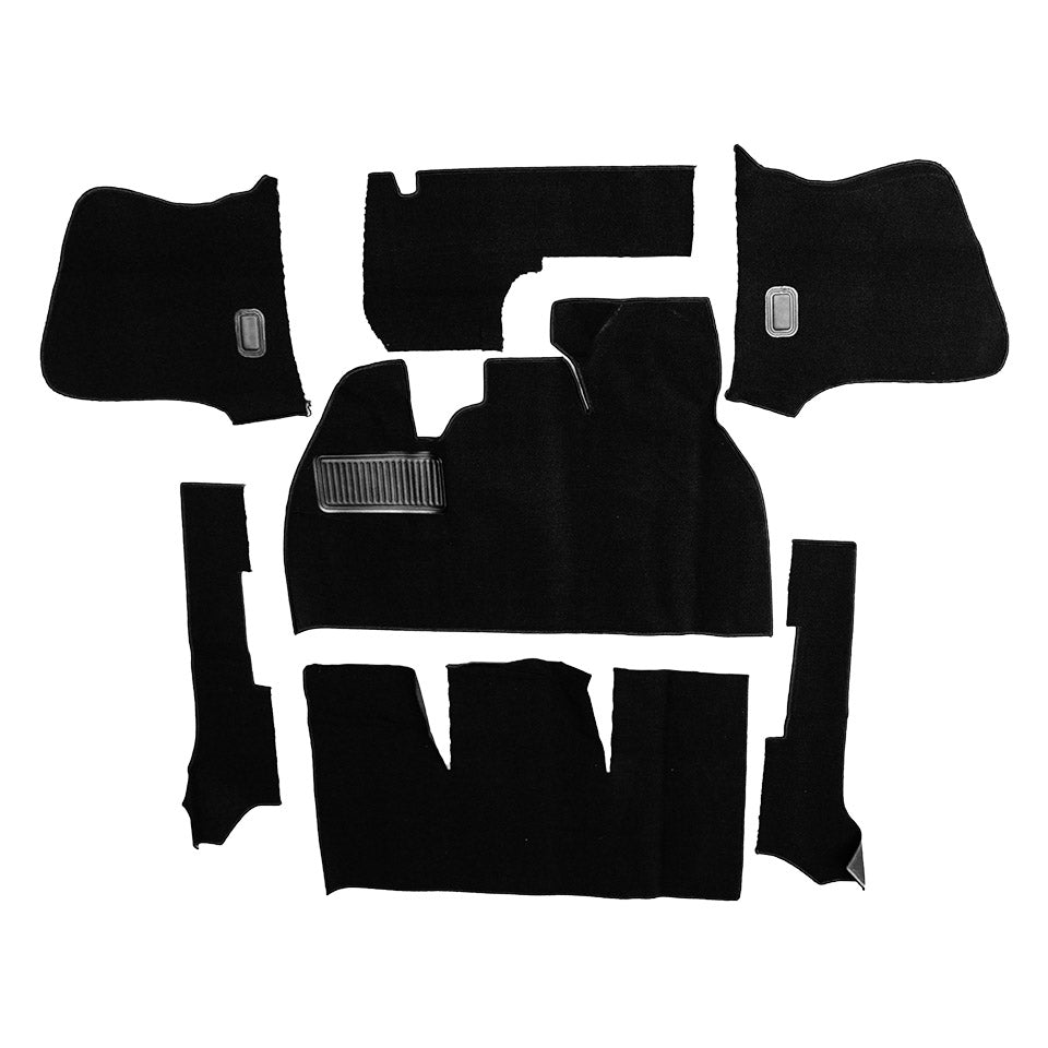 Carpet kit, Beetle convertible, black