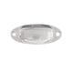 License plate light lens