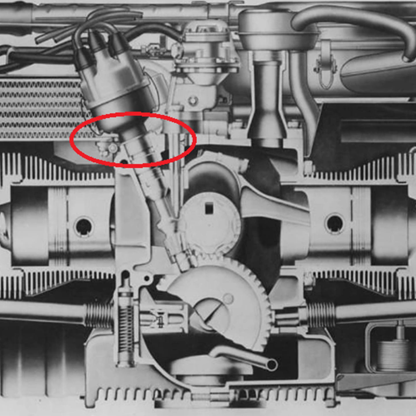 Distributor clamp galvanised