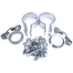 Tailpipe Fitting Kit for 1500cc & 1600cc: T2 Bay (1968-1971), T2 Split Bus (1963-1967)