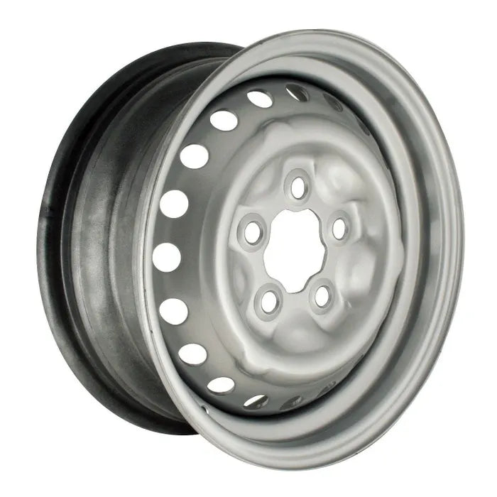 Steel Wheel, Silver, 5.5x14", 5x112 PCD, ET39: T2 Bay (1971-1979), T25 (1980-1992)