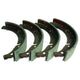 Brake Shoe Set 40mm, Rear: T2 Split Bus (1955-1963), T2 Split USA (1955-1963)
