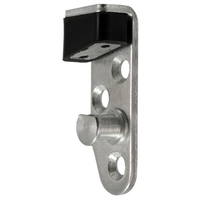 Left Door Striker Plate with Rubber Stop: T2 Split Bus (1964-1966)