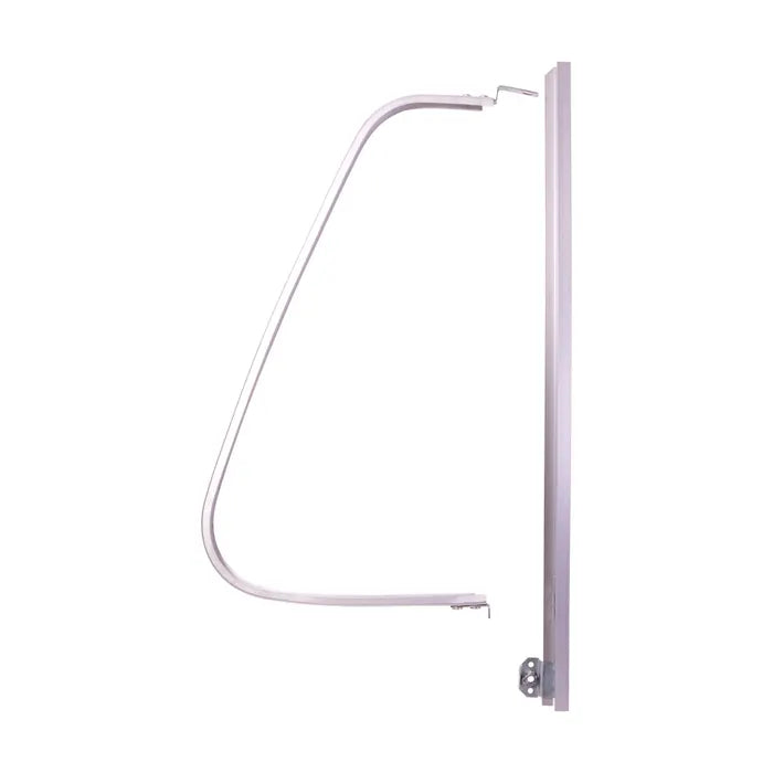 Left Fixed Quarter Light Frame Aluminium 2 Piece: T2 Bay (1969-1979)
