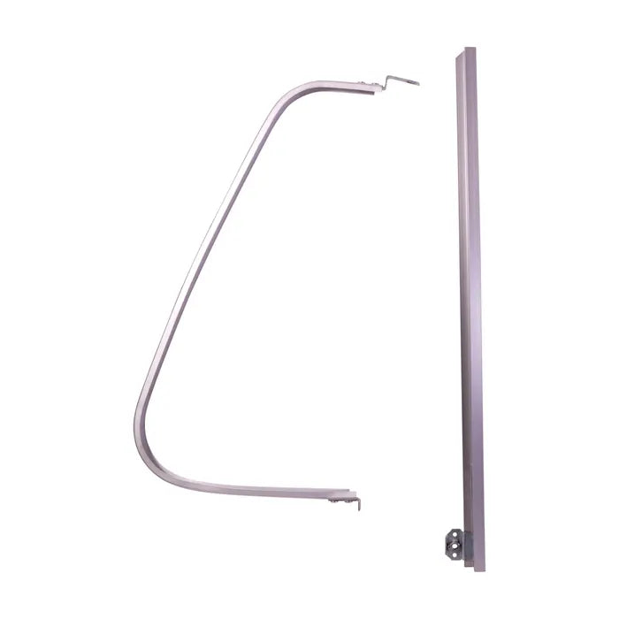 Left Fixed Quarter Light Frame Aluminium 2 Piece: T2 Bay (1969-1979)