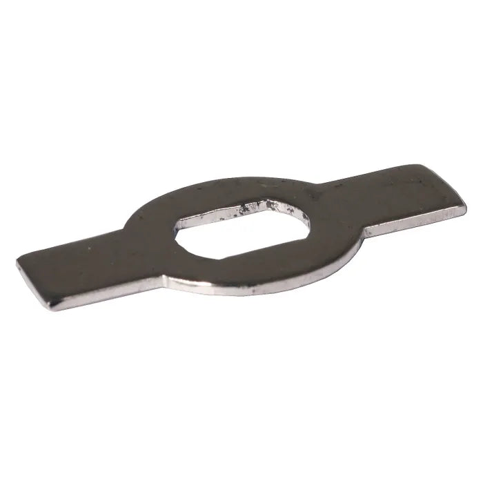 Lock Tab Washer Quarter Light and Side Mirror in Stainless Steel: T2 Split Bus (1950-1967)