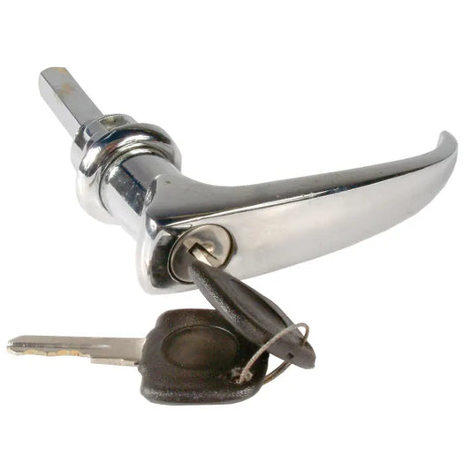 Cargo Door Handle with Keys Long: T2 Split Bus (1959-1967), T2 Split USA (1959-1967)