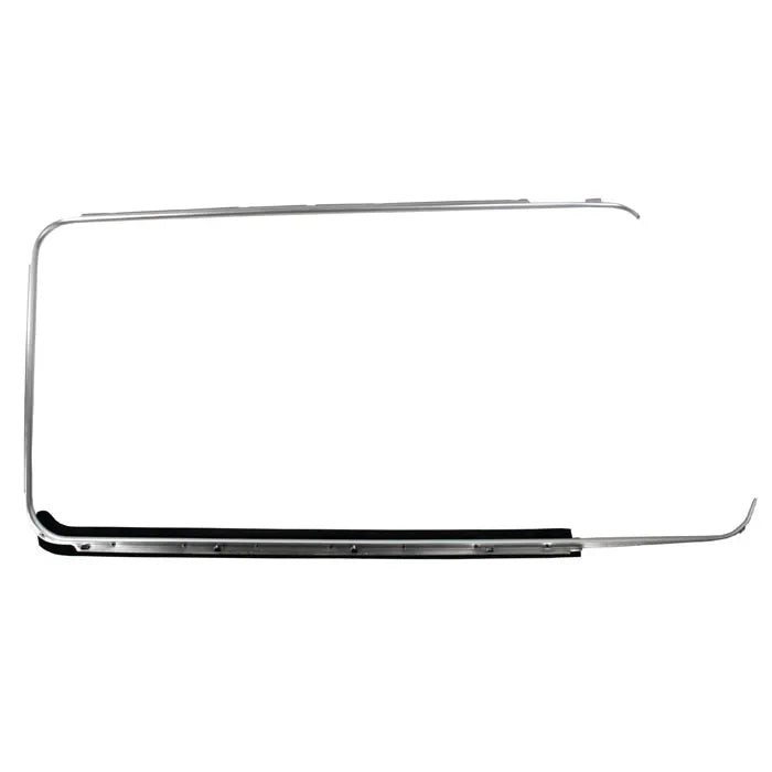 Outer Window Aluminium Trim with Scraper Right: T2 Bay (1968-1979), Brazil Kombi (1997-2014)